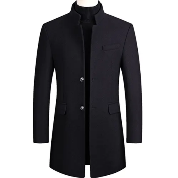 Gary - Stylish Button-Up Coat for Men - Sophisticated & Warm