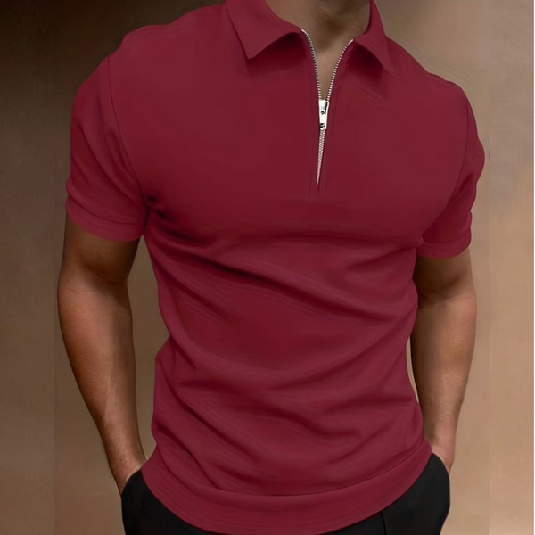 Jerry - Unique Zip-Up Men's Polo