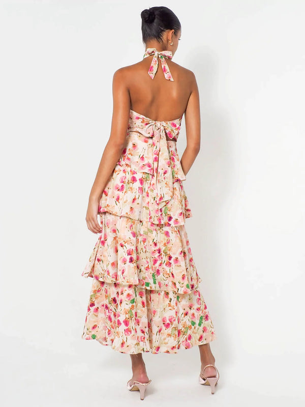 Anaya - Floral Halterneck Maxi Dress