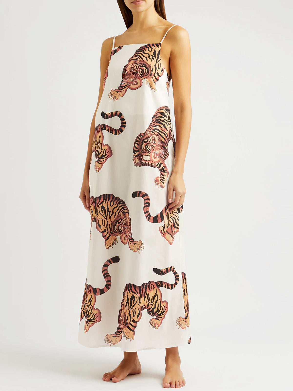 Llewellyn - Tiger Print Maxi Dress