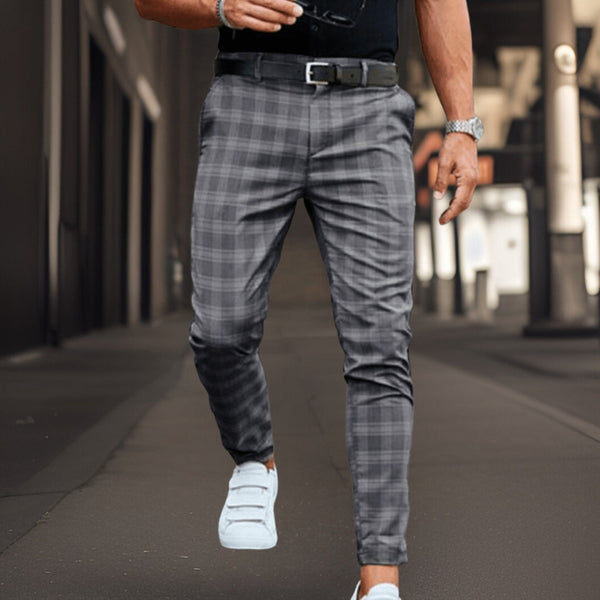 Rooney - Men's Stylish Checkered Pants