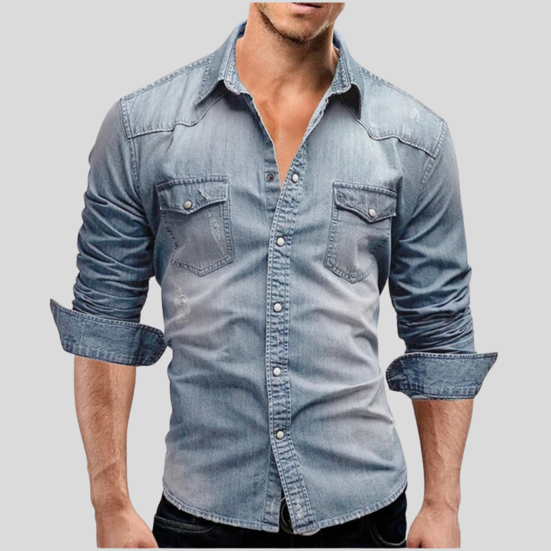 Mathew - Denim Men Shirt