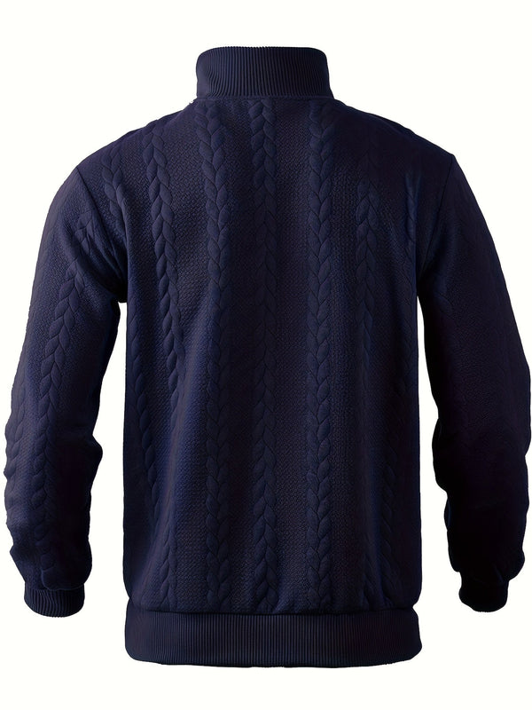 Vince – Men's Zip-Up Sweater – Fashionable & Insulated