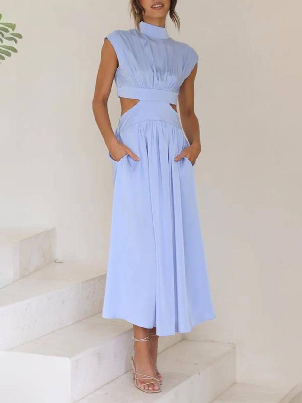 Sonora - Elegant Cut-Out Midi Dress