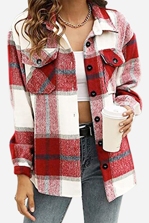 Lisa - Long Sleeve Plaid Flannel