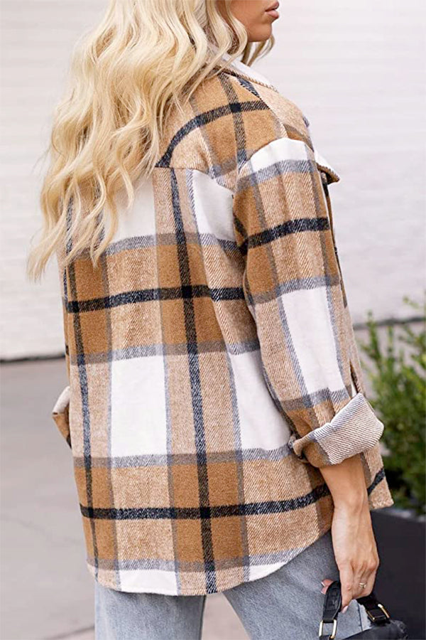 Lisa - Long Sleeve Plaid Flannel