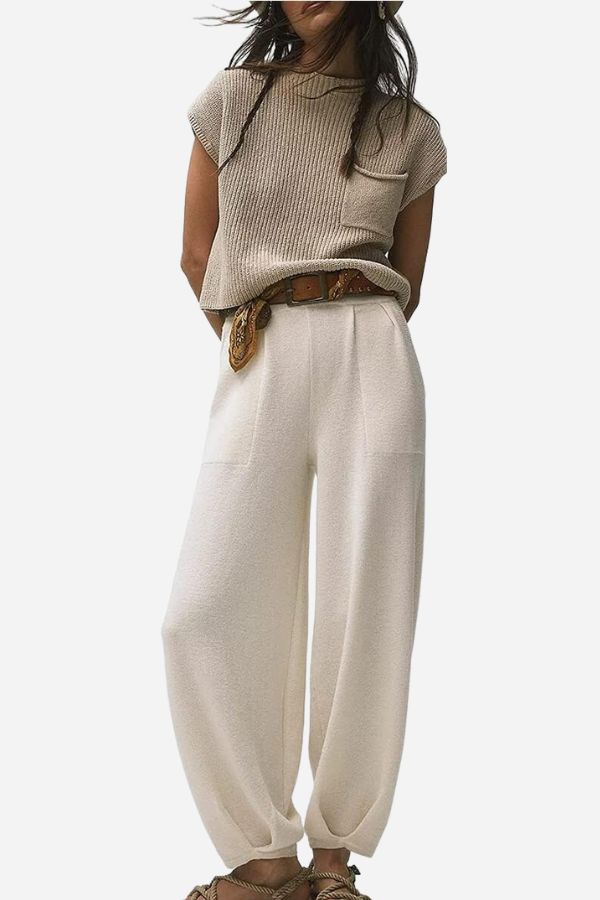 Anastasia - Comfy Couture Knit Pants Set