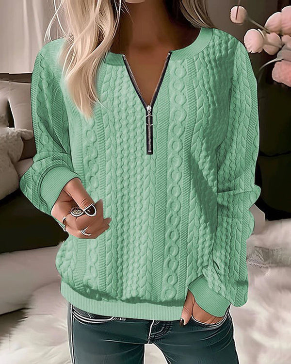 Charlotte - Sweater with Zipper