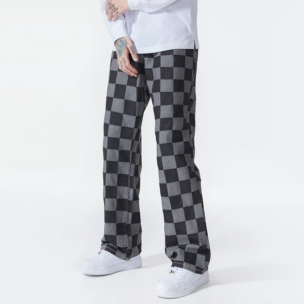 Shun - Gridlock Denim Pants