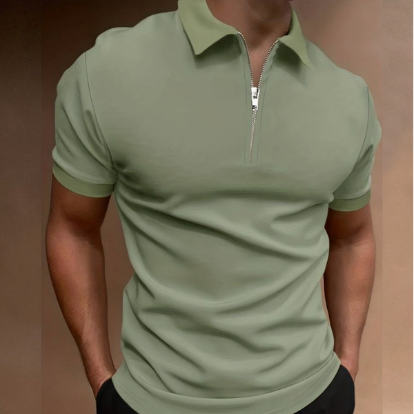 Jerry - Unique Zip-Up Men's Polo