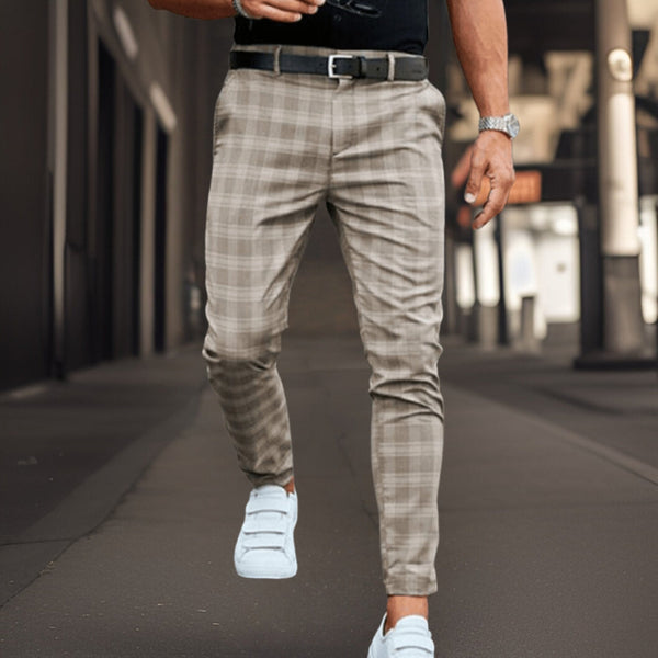 Rooney - Men's Stylish Checkered Pants