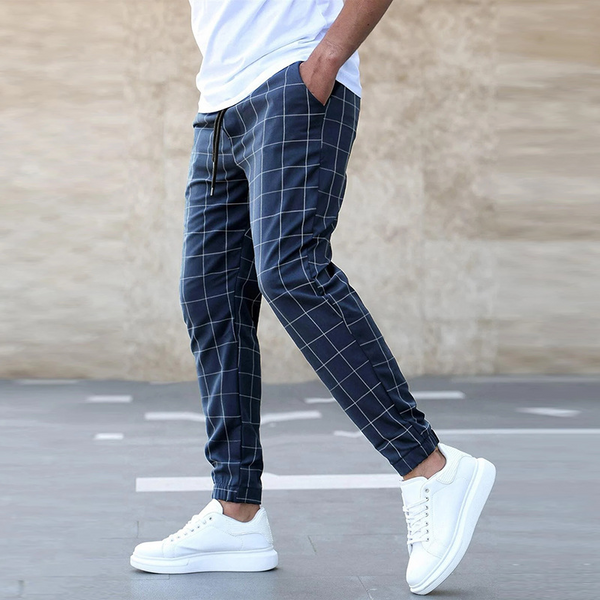 Alfred - Casual Checkered Men's Trouser