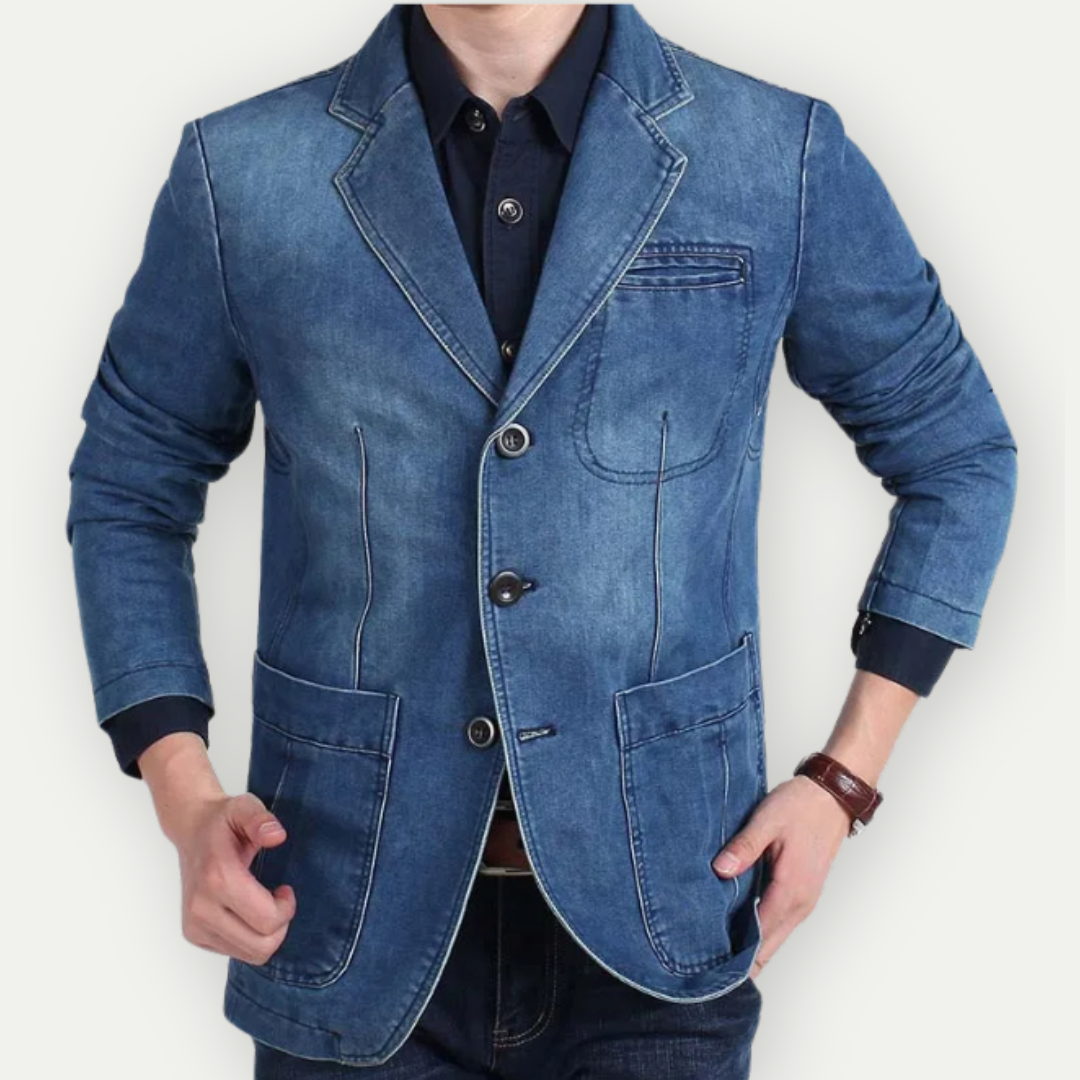 Noah - Men's Denim Blazer