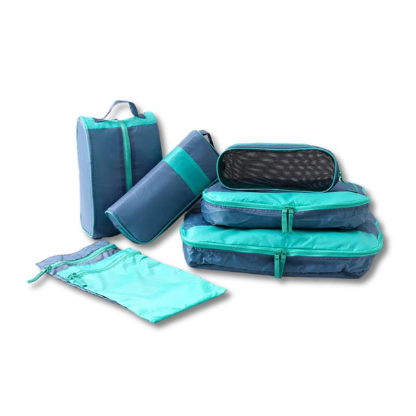 Nila - Waterproof Compression Travel Packing Cubes  Set (7 Pieces)