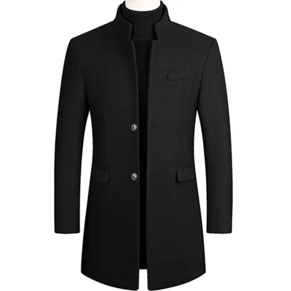 Gary - Stylish Button-Up Coat for Men - Sophisticated & Warm