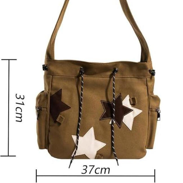 Leslie - Star Crossbody Messenger Bag