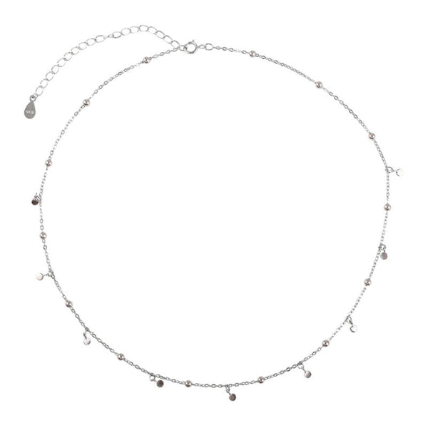 Lee – Silver Drop Necklace – Timeless Beauty with a Modern Edge