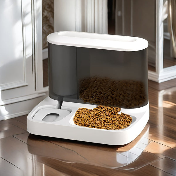 2-in-1 Automatic Pet Food & Water Dispenser – Hassle-Free Feeding for Your Furry Friend