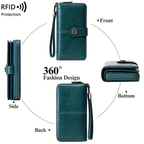 Renita - Retro RFID Travel Wallet