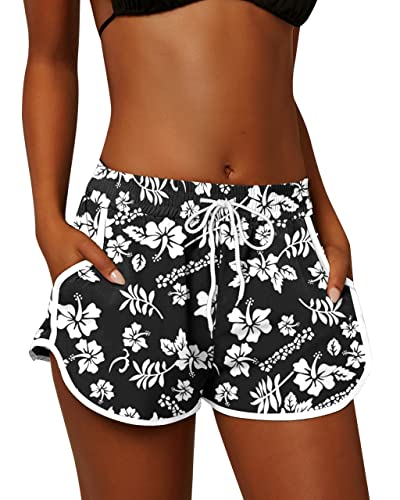 Genalyn - Floral Print Swimming Shorts for Women