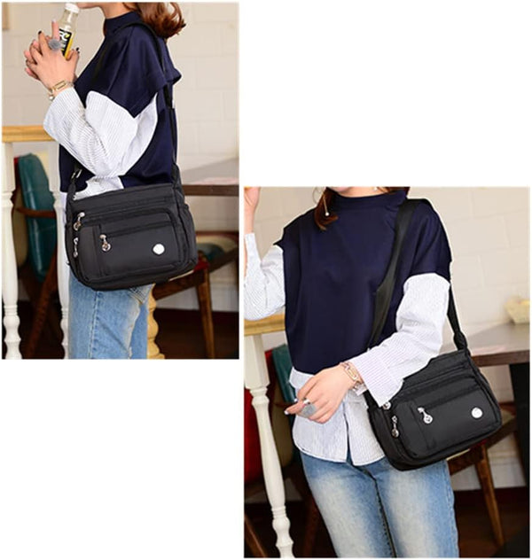 Lhara - Multi-Pocket Anti-Theft Crossbody Bag