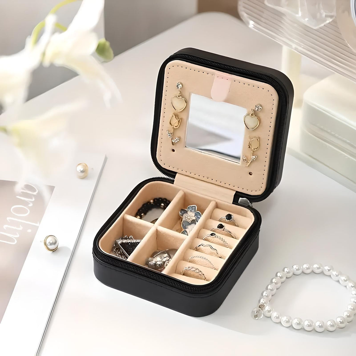 Shekeny - Minimalist Travel Jewelry Box