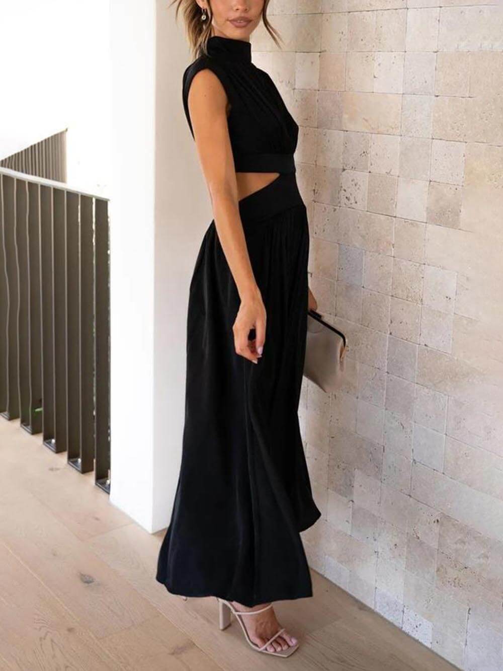 Sonora - Elegant Cut-Out Midi Dress