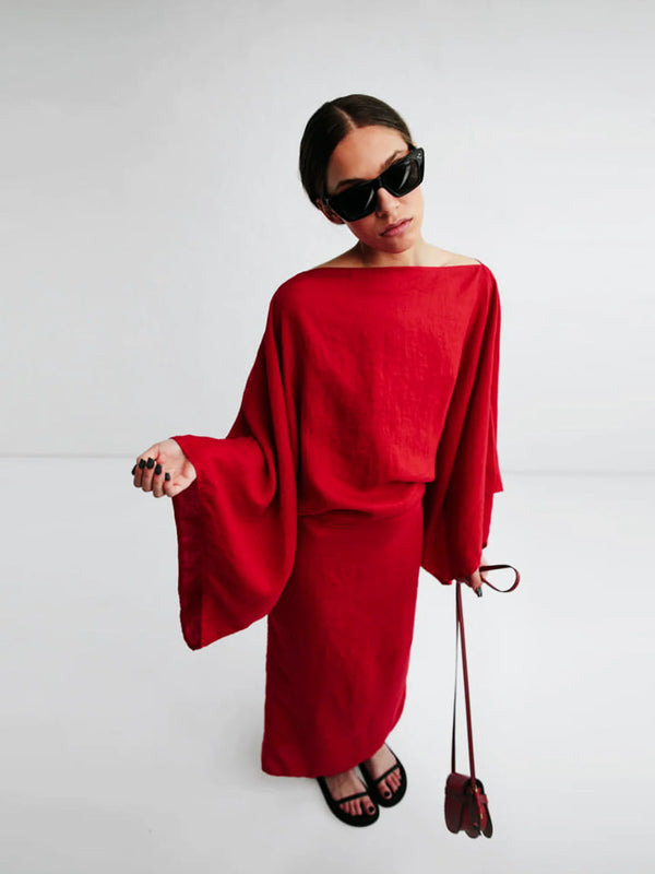 Jada - Long Sleeves Maxi Dress