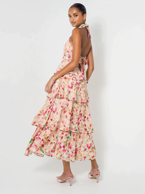 Anaya - Floral Halterneck Maxi Dress