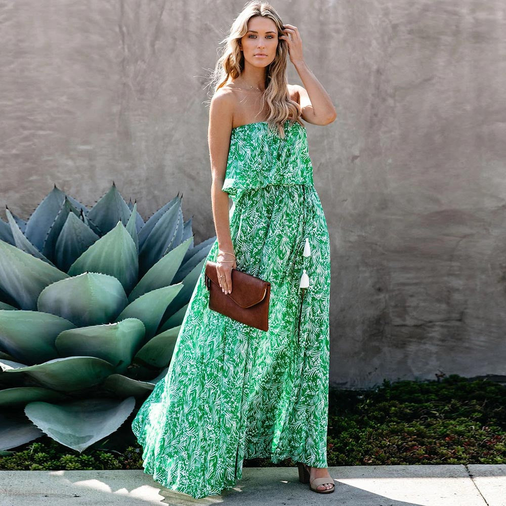 Amelie | Green Summer Dress