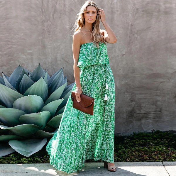 Amelie - Green Summer Dress