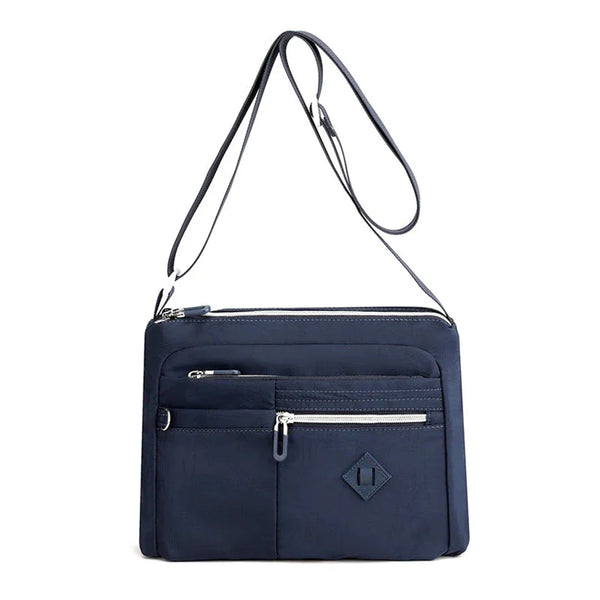 Hazelle - Lightweight Multi-Pocket Crossbody Bag