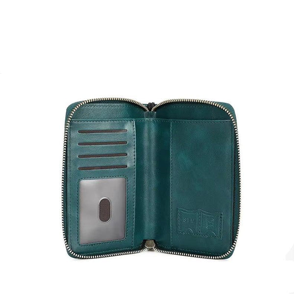 Amor - RFID Blocking Passport Holder Travel Wallet with Wrist Strap