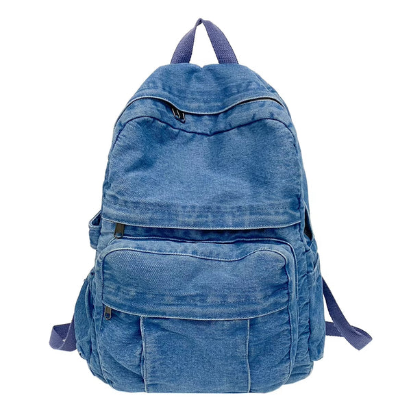 Darlyn - Large Capacity Vintage Denim Backpack