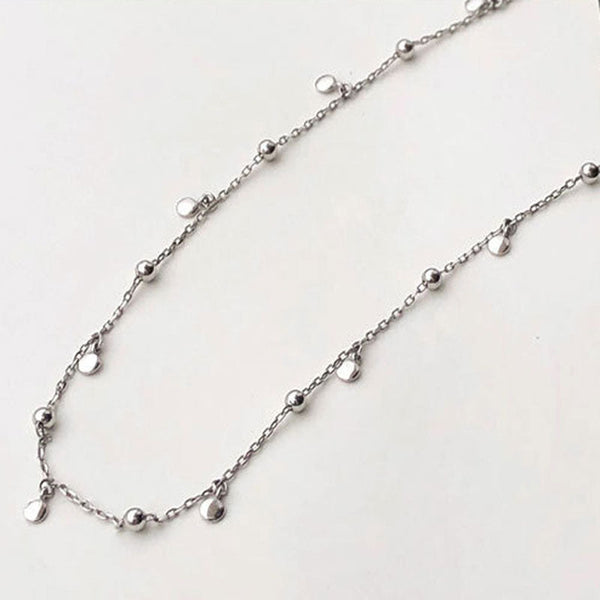 Lee – Silver Drop Necklace – Timeless Beauty with a Modern Edge