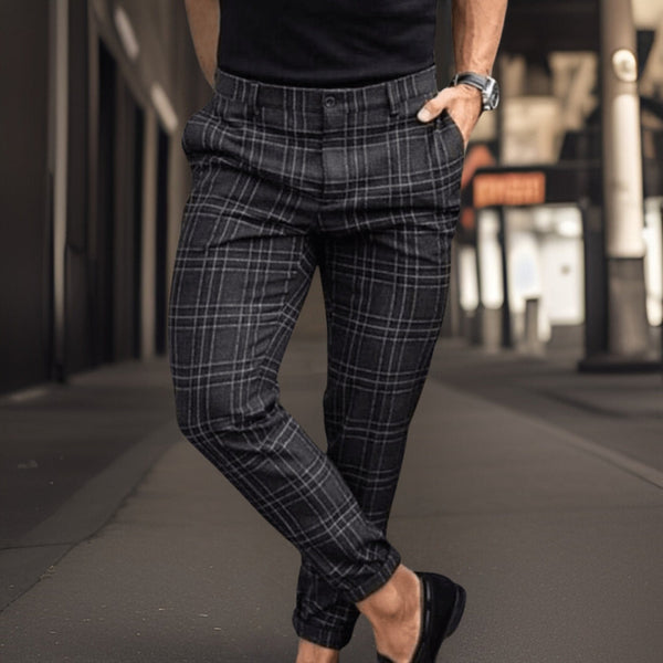 Rooney - Men's Stylish Checkered Pants