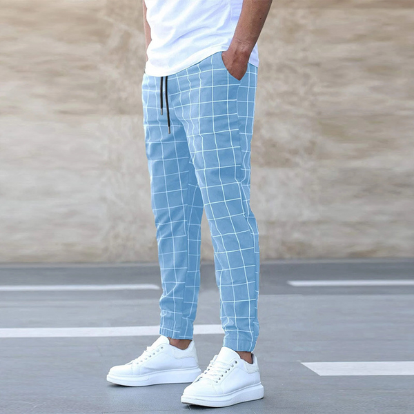 Alfred - Casual Checkered Men's Trouser