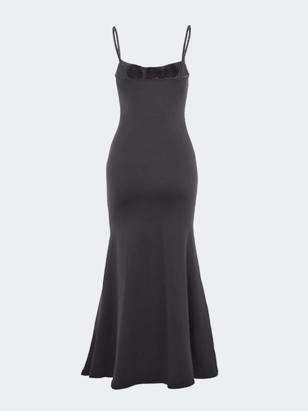 Sybil - Elegant Square Neck Dress