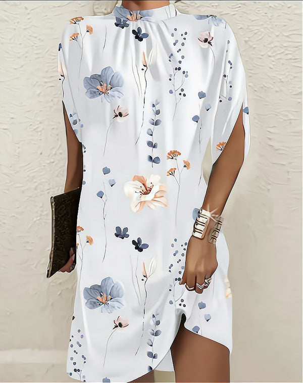 Hacinta – Loose Bat Sleeve Dress – Chic & Effortlessly