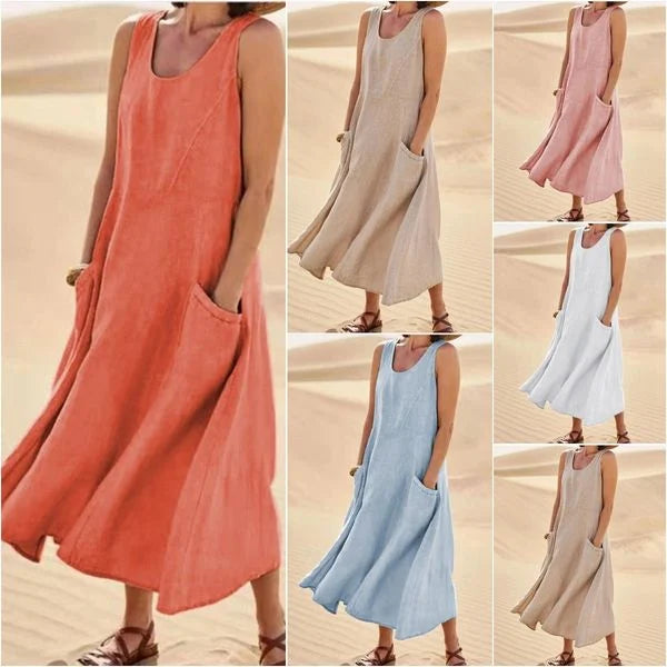 Lily - Versatile Long Dress with Pockets