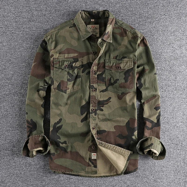 Luca - Rugged Camouflage Shirt