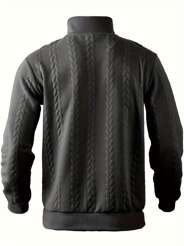 Vince – Men's Zip-Up Sweater – Fashionable & Insulated