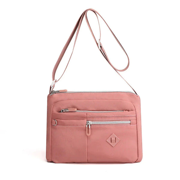 Hazelle - Lightweight Multi-Pocket Crossbody Bag