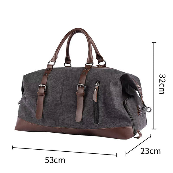 Adventurer -  Vintage Style Travel Duffle Bag