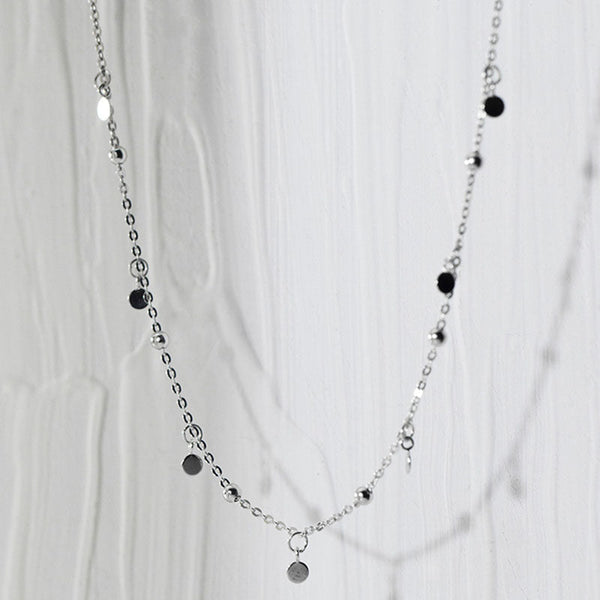 Lee – Silver Drop Necklace – Timeless Beauty with a Modern Edge