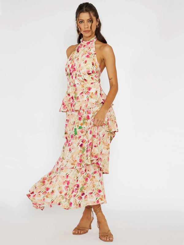 Anaya - Floral Halterneck Maxi Dress