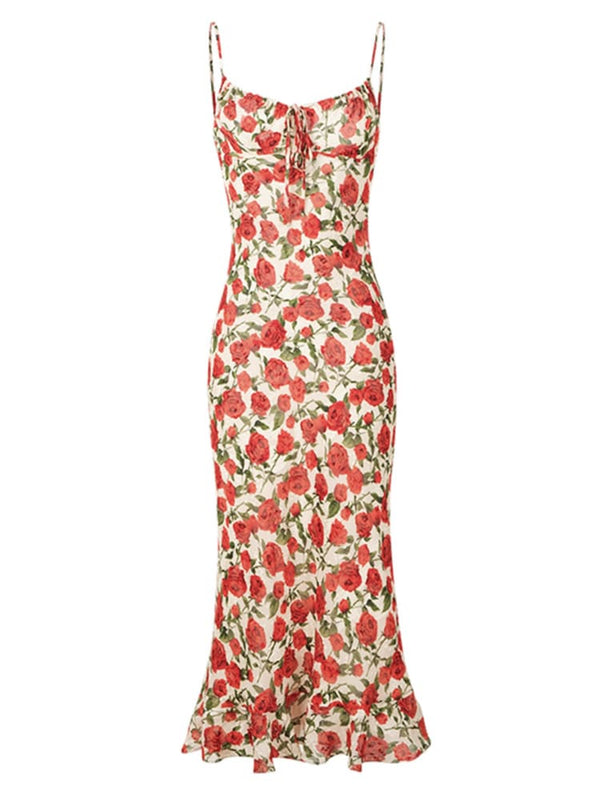 Adira - Rose Floral Maxi Dress