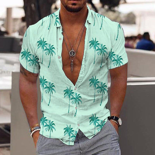 Mauii - Comfy Hawaiian Print Men's Shirt