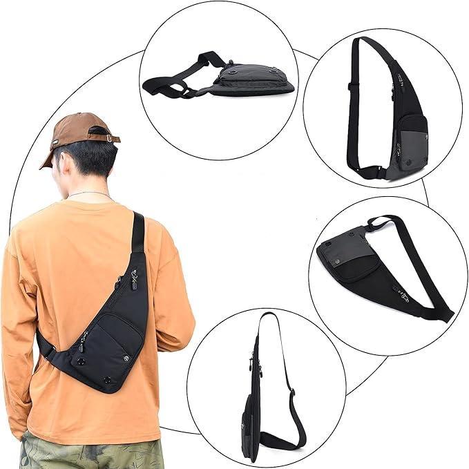 Whayne - Slim Waterproof Crossbody Sling Bag