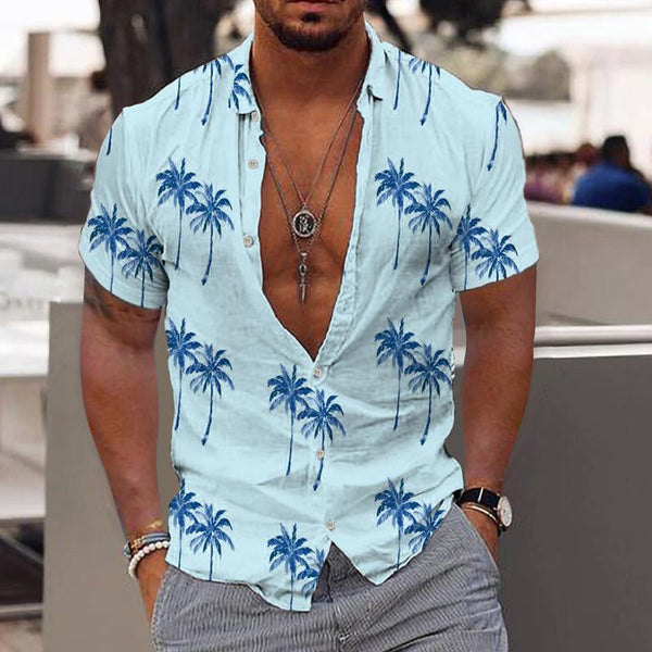 Mauii - Comfy Hawaiian Print Men's Shirt